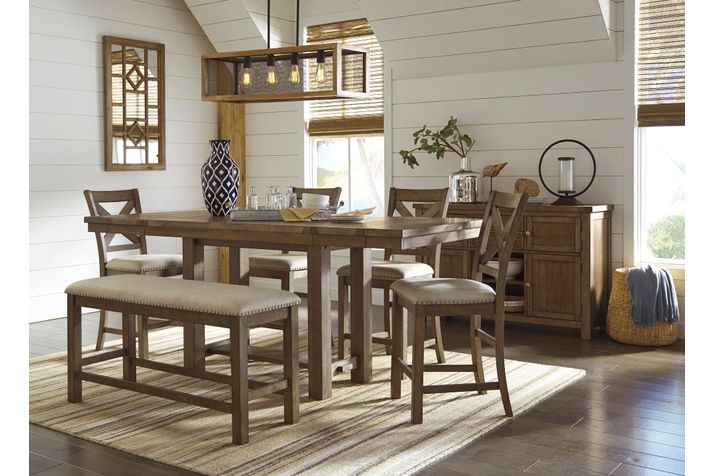 Picture of Moriville 6pc Counter Dining Set