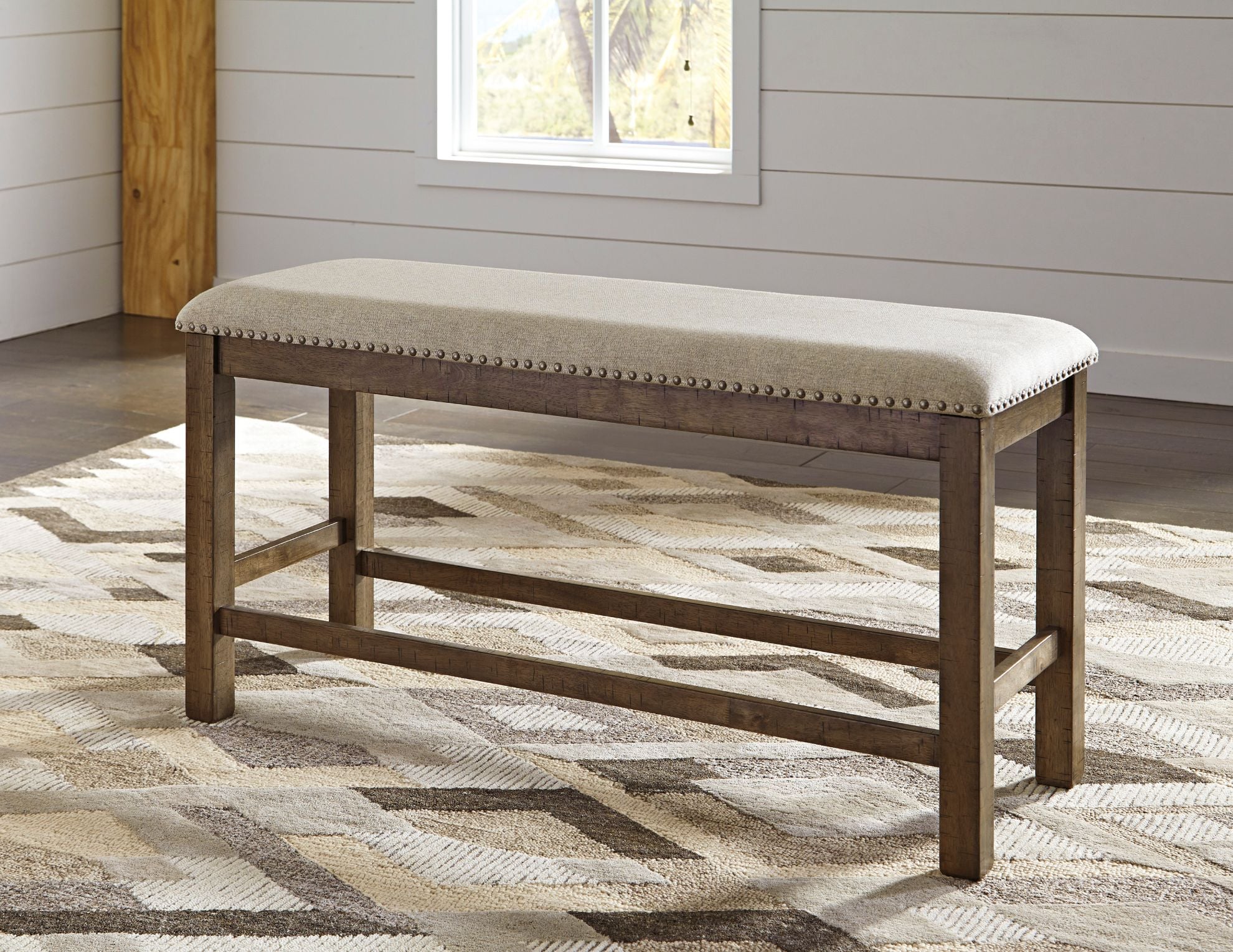 Moriville Counter Bench | The Furniture Mart