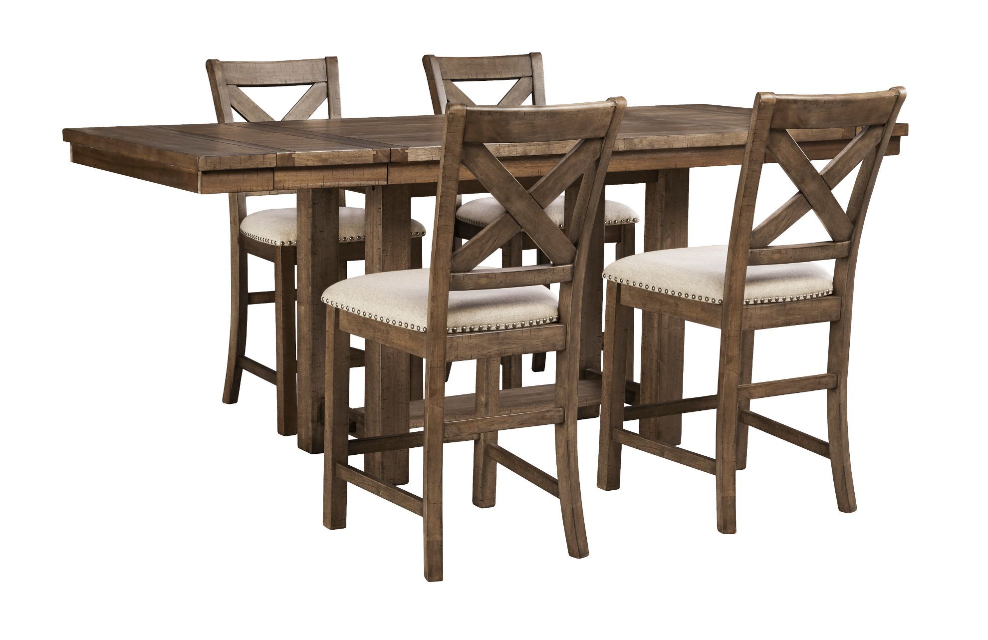 Moriville Dining Table with Four Stools