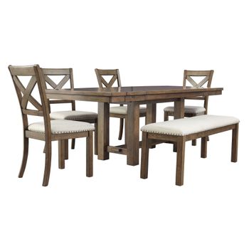 A picture of Moriville 6pc Dining Set.