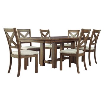 Moriville Dining Table with Six Chairs