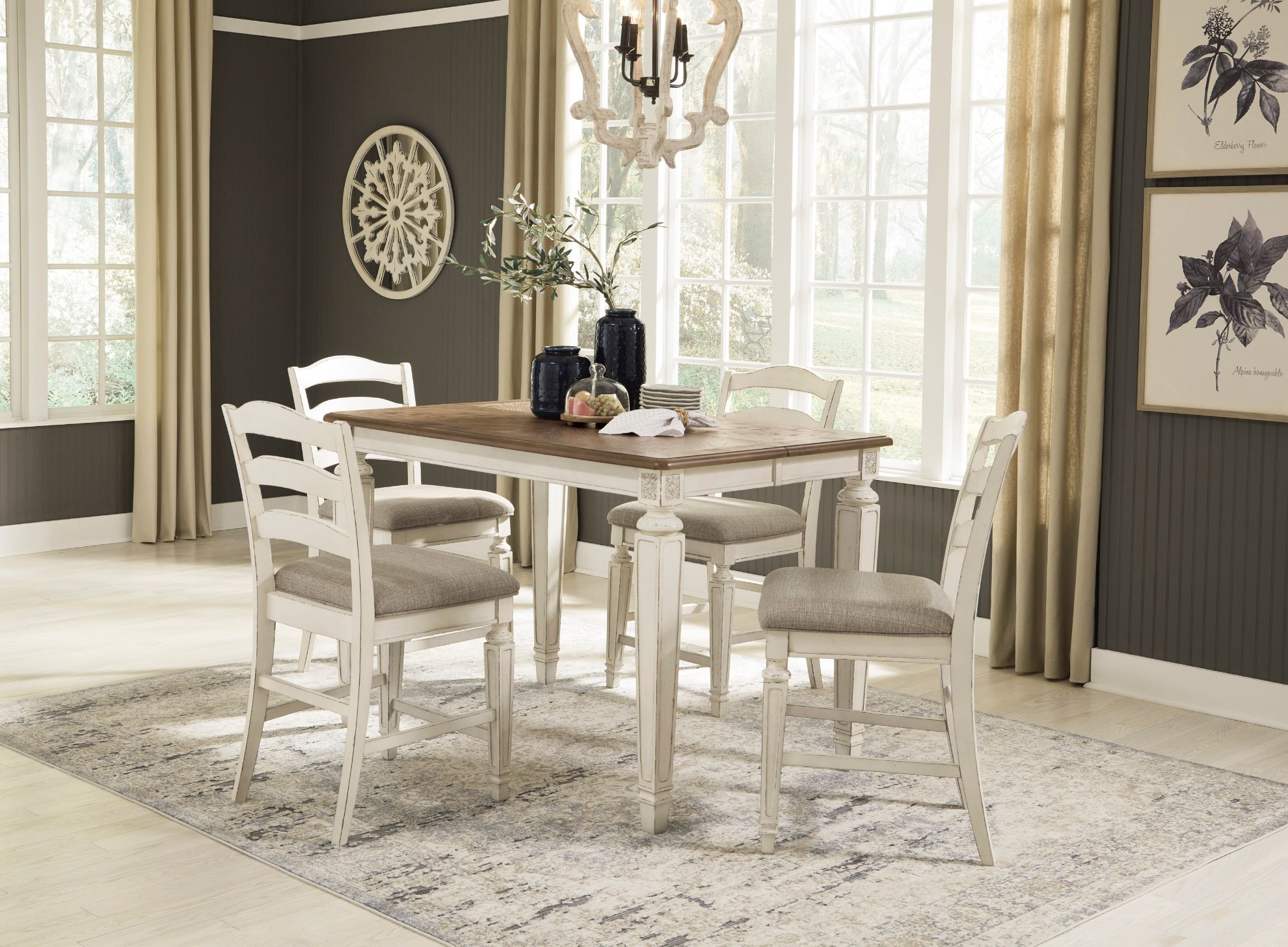 Realyn table and discount chairs