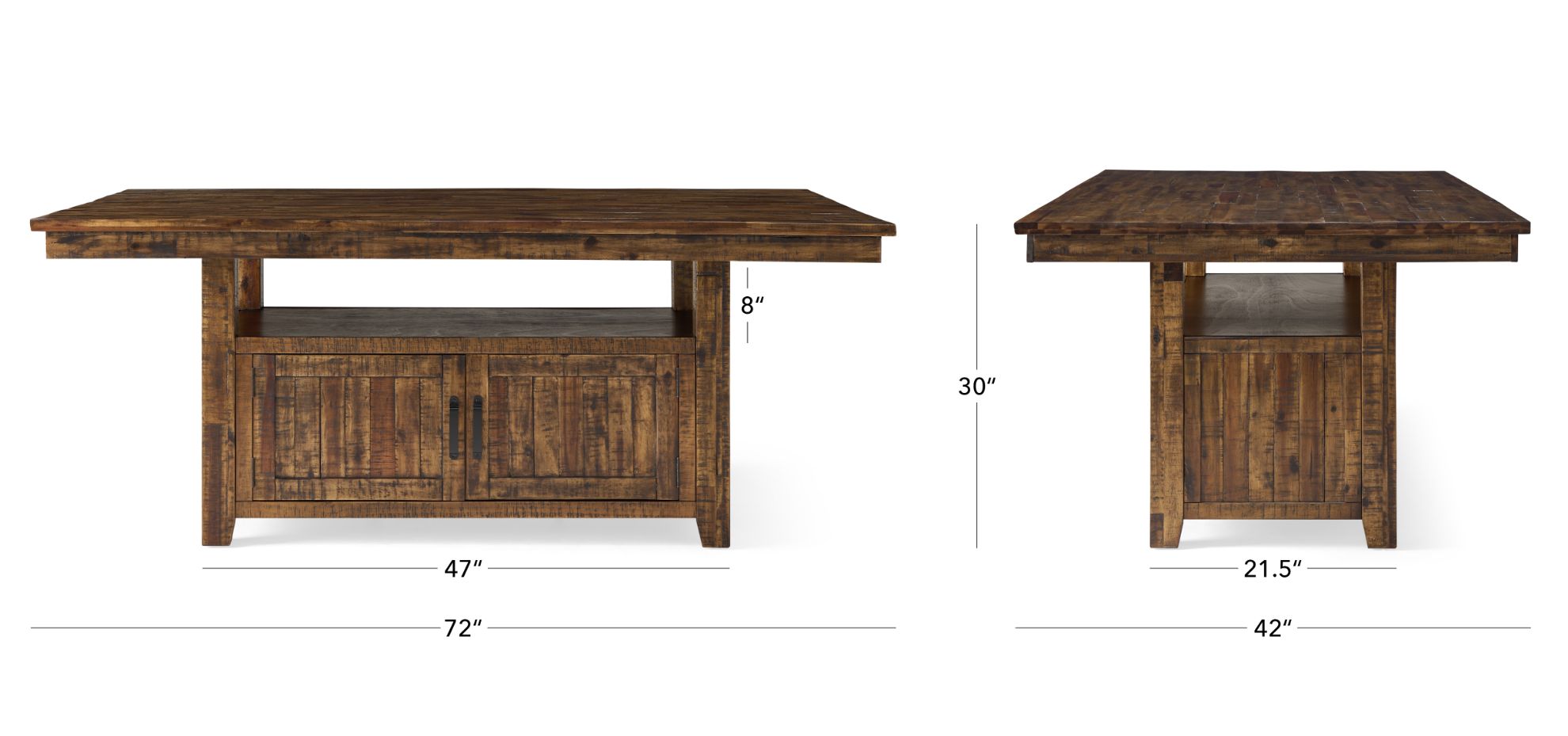 Convertible counter best sale height table