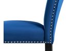 Picture of Francesca Blue Velvet Counter Chair