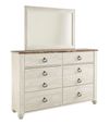 Picture of Willowton Dresser and Mirror Set