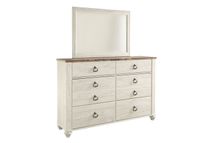 Picture of Willowton Dresser and Mirror Set