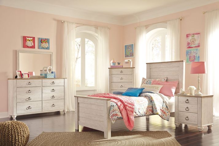 Picture of Willowton Youth Dresser and Mirror Set