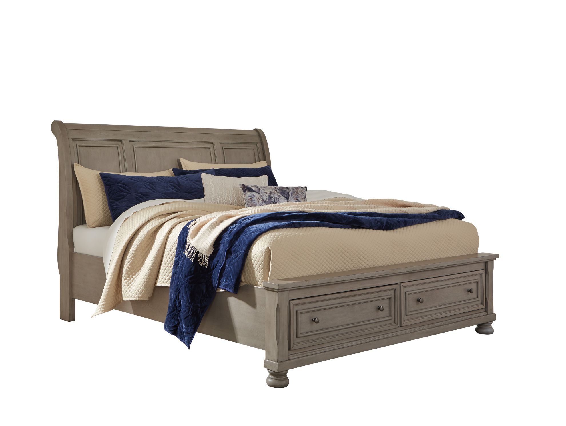 Lettner King Sleigh Storage Bed