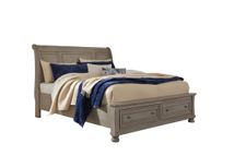 Picture of Lettner King Sleigh Storage Bed