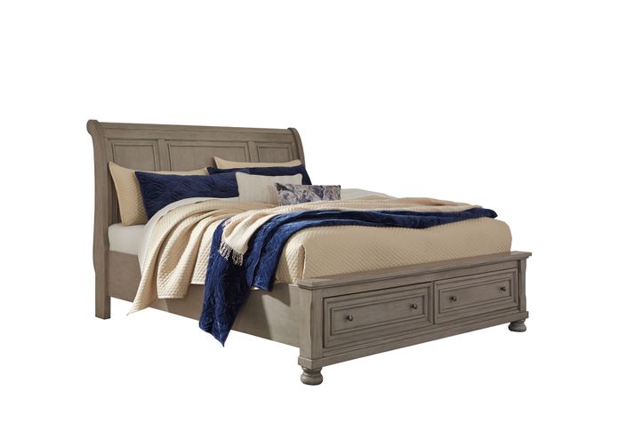 Picture of Lettner King Sleigh Storage Bed