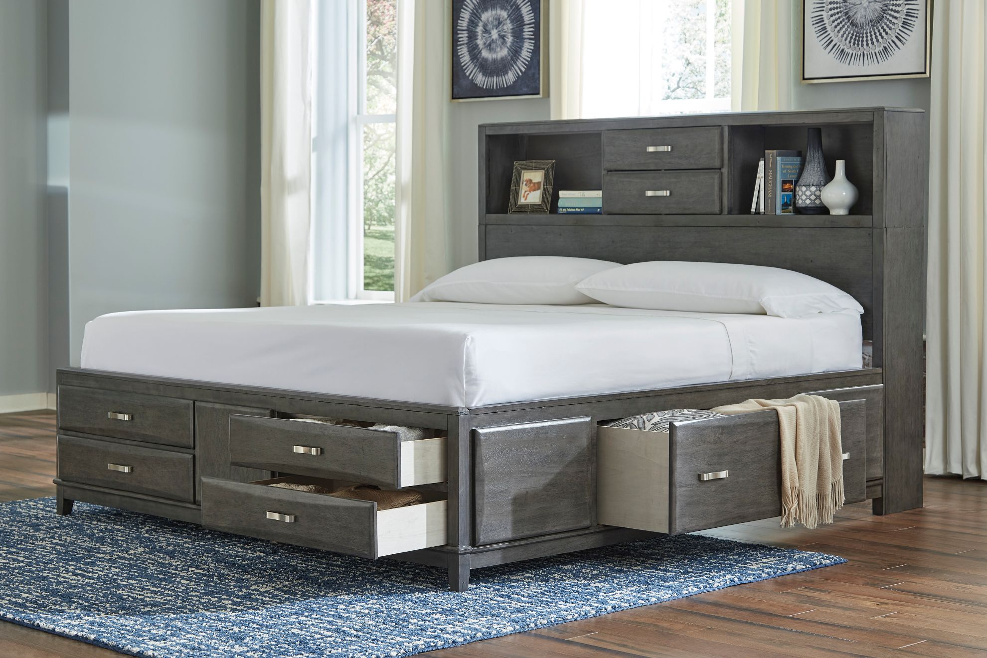 Caitbrook king storage bed discount