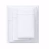 Picture of Purple SoftStretch White Split King Sheet Set