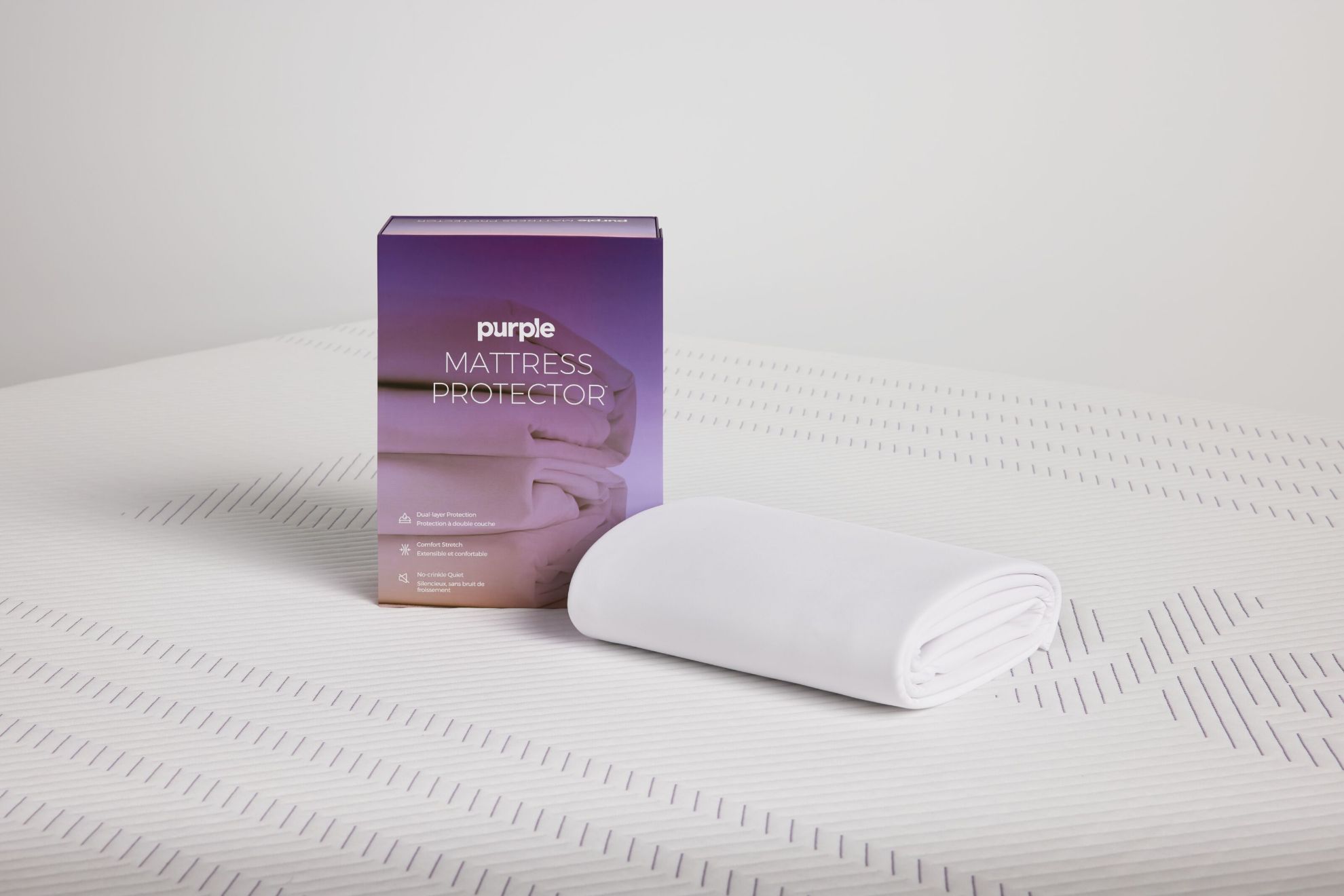 Purple Deep Pocket Twin Mattress Protector