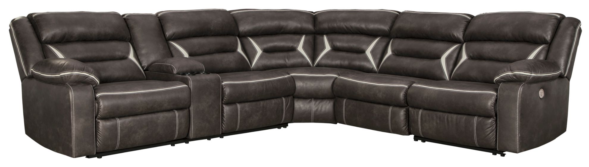 Kincord 4pc Reclining Sectional