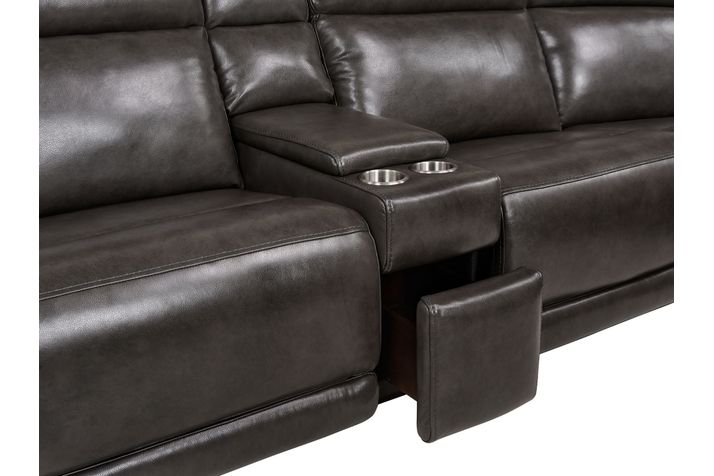 Picture of Charcoal 6pc Power Sectional