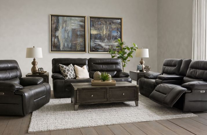 Picture of Stampede Power Console Loveseat