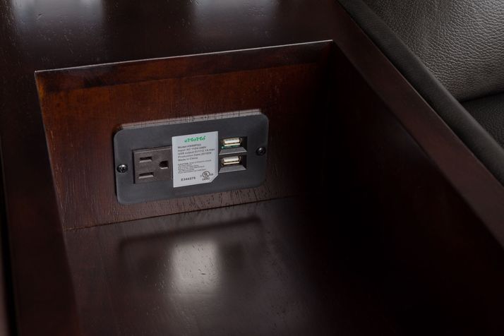 Picture of Stampede Power Console Loveseat