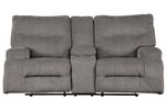 Picture of Coombs Charcoal Power Recline Console Loveseat