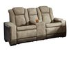 Picture of Durapella Power Recline Console Loveseat