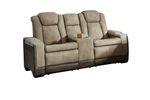 Picture of Durapella Power Recline Console Loveseat