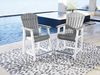 Picture of Transville Gray and White Counter Stool