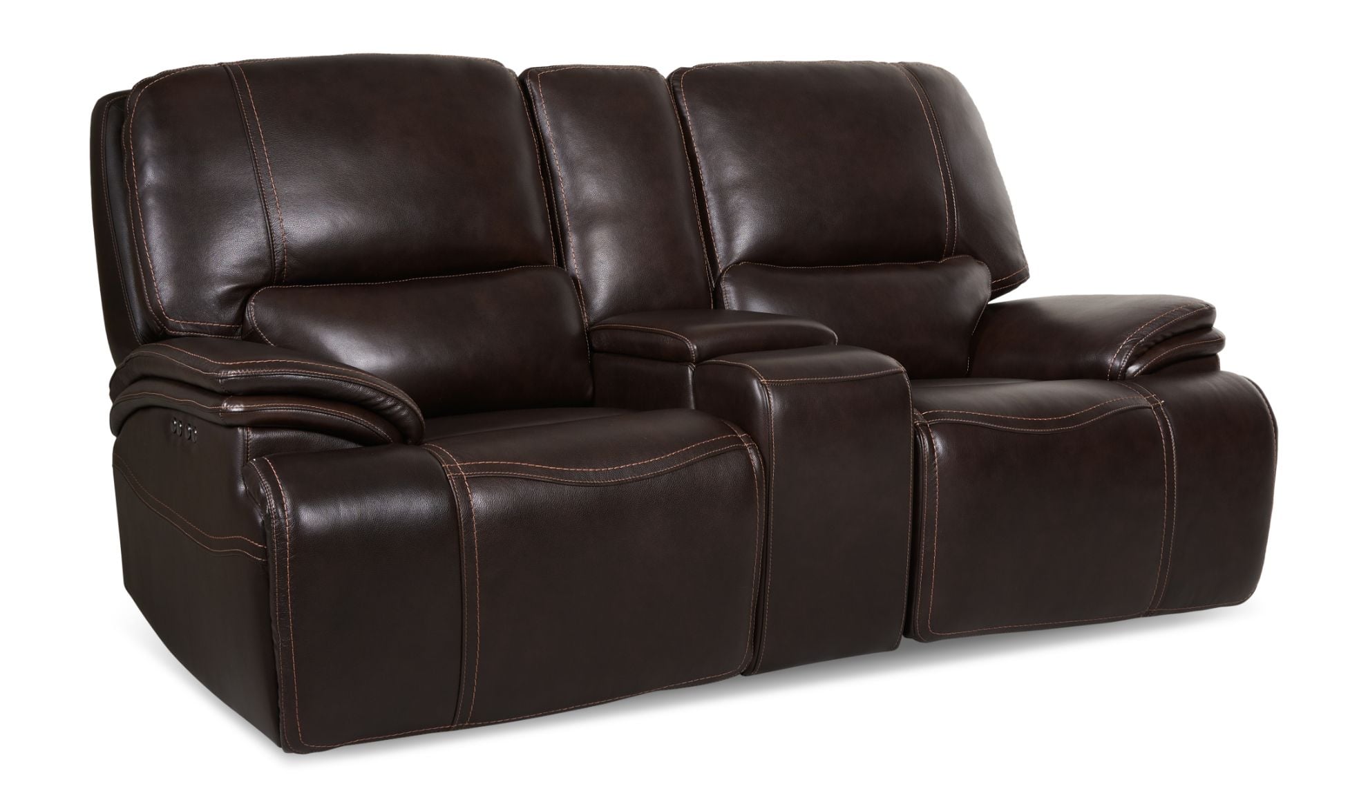 Trent Power Console Loveseat | The Furniture Mart