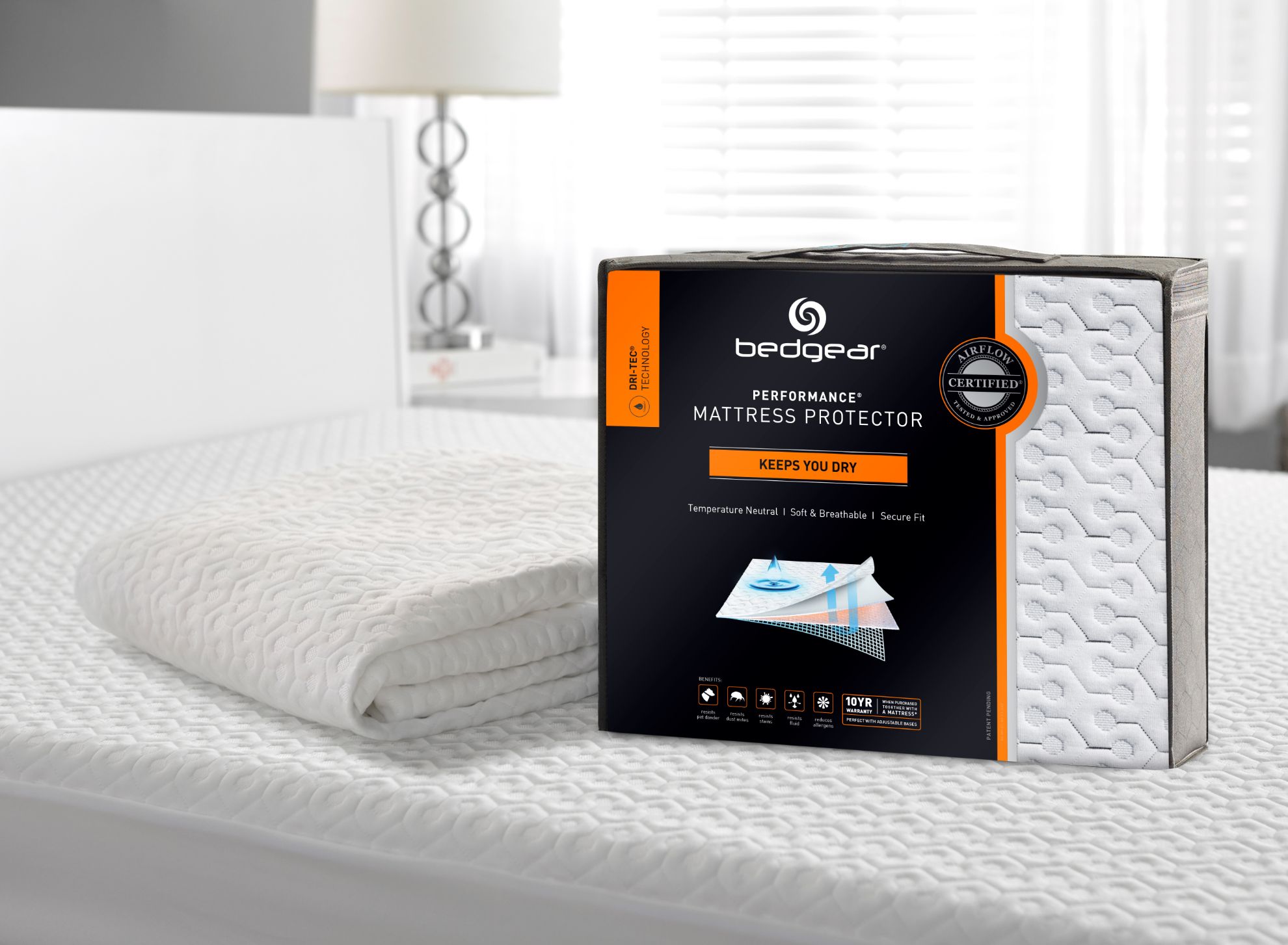 Bedgear Dri-Tec Twin Mattress Protector