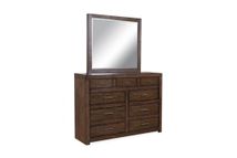 Picture of Modern Loft Brown Chesser and Mirror