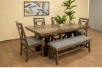 Picture of Loft Brown 6pc Dining Set