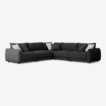 Tweed 5pc Sectional