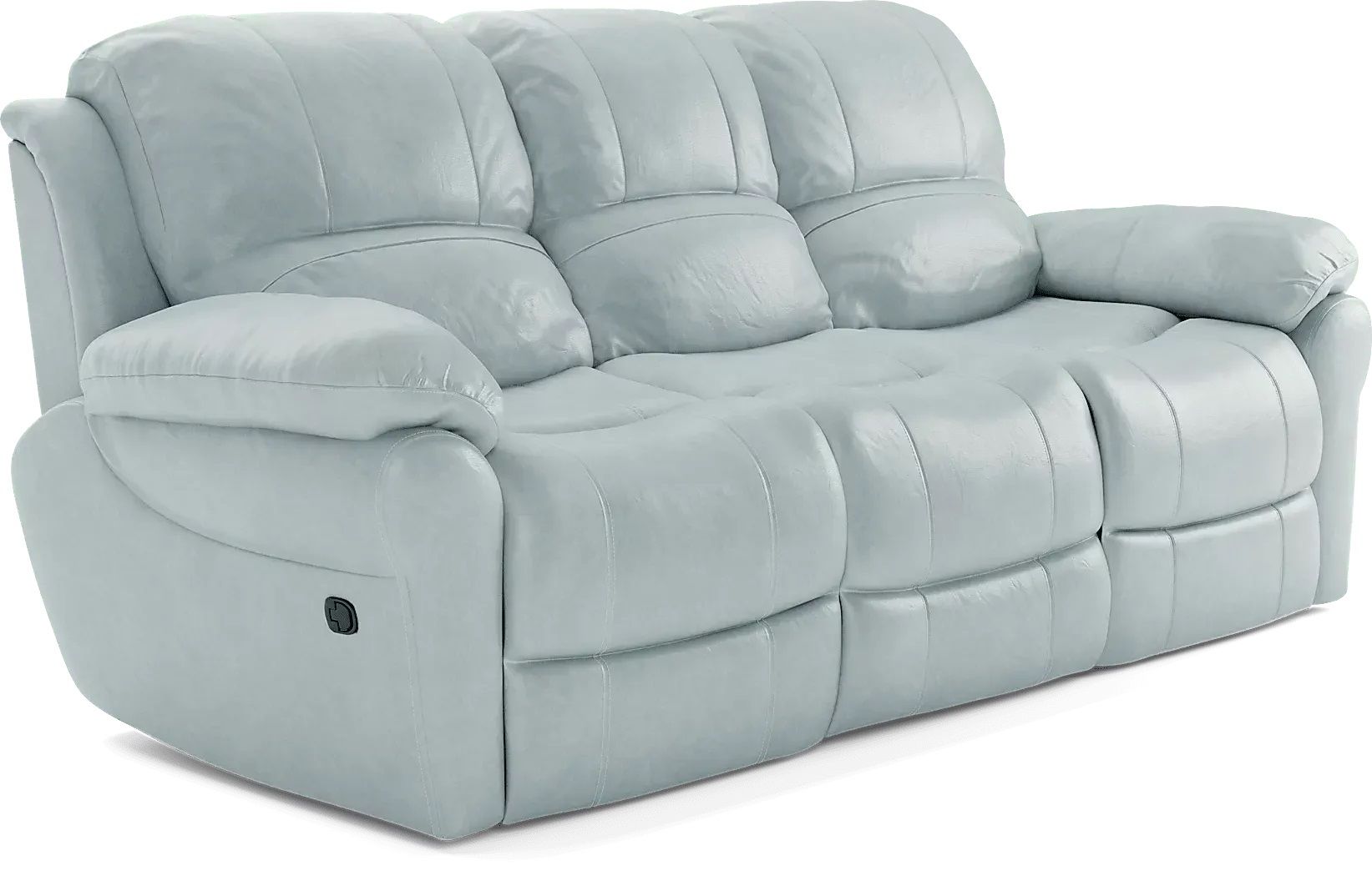 Flynn Aqua Reclining Sofa The Furniture Mart