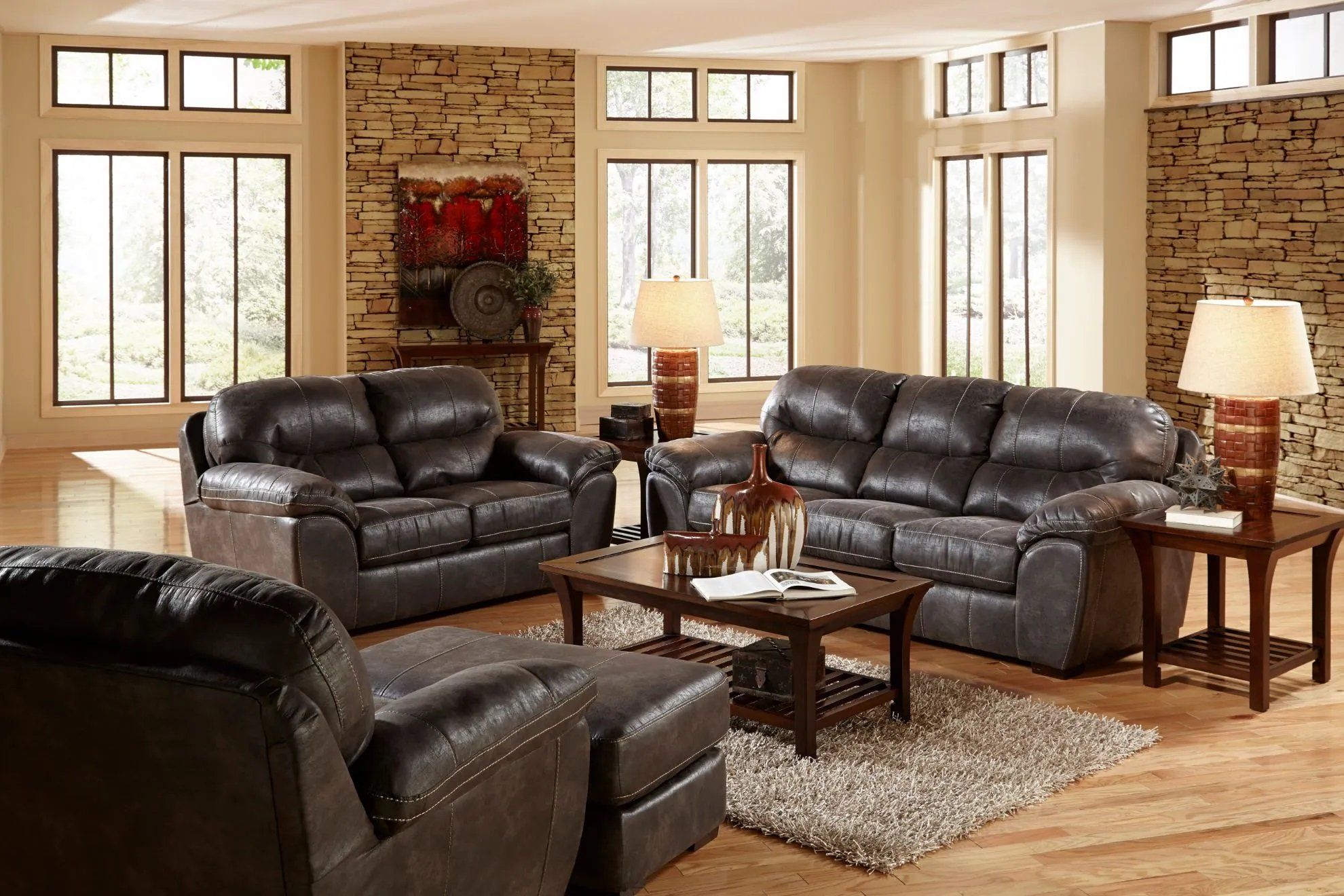 Grant Sofa and Loveseat Set