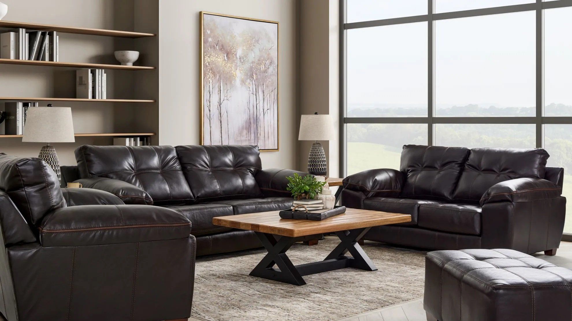 Hudson Sofa and Loveseat Set