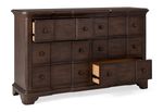claire modern drawer dresser Claire White and Gold Wood 4 Drawer Chest with Modern Hardware
