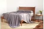Picture of Grey Twin XL Cotton Sheet Set