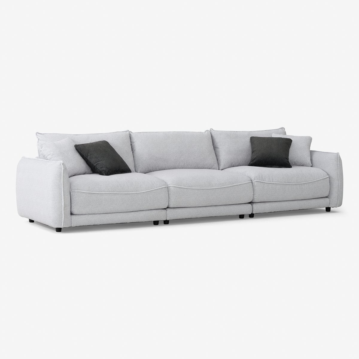 Tweed 3pc Sofa The Furniture Mart