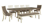 Picture of Bolanburg 6pc Variety Trestle Dining Set