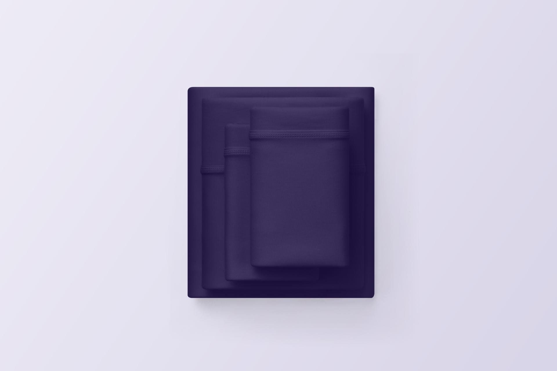 Purple SoftStretch Purple Full Sheet Set