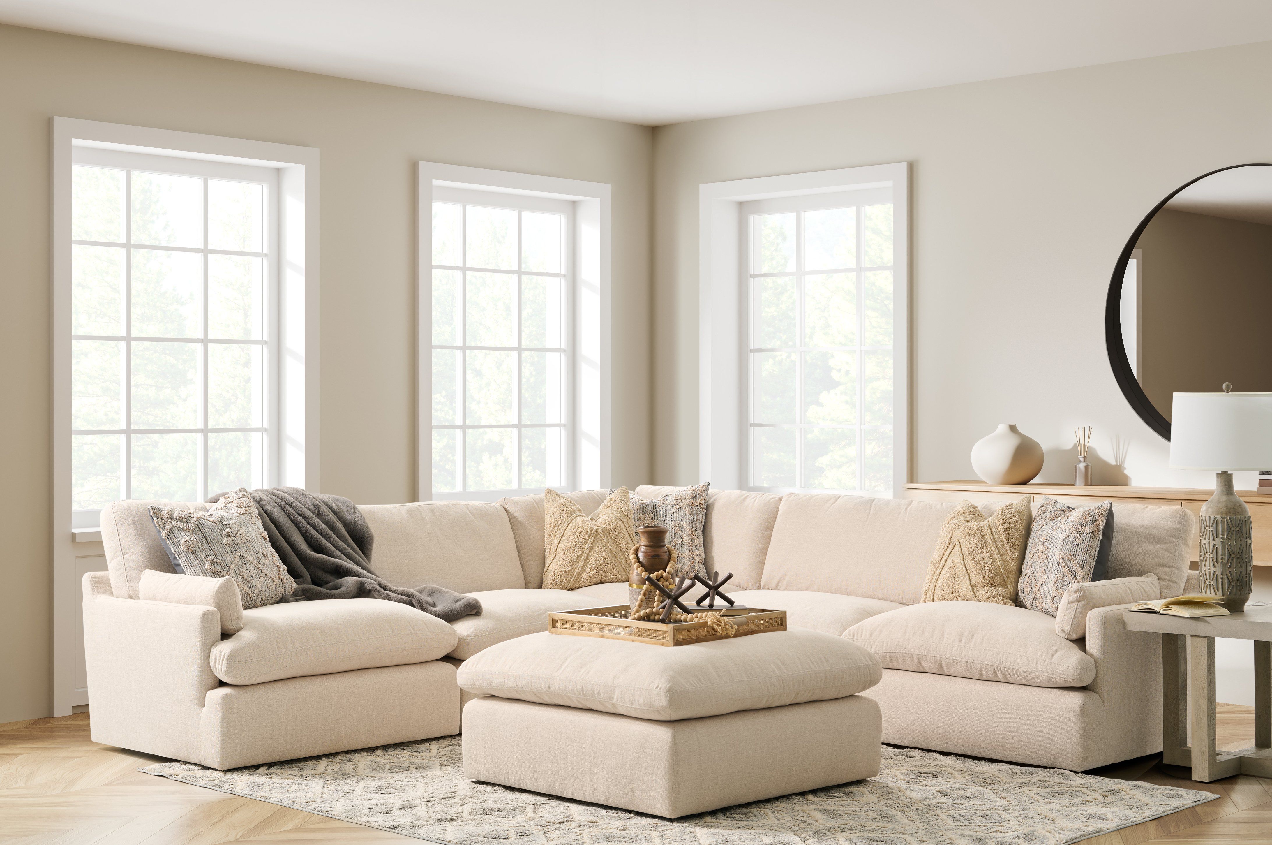 265 5pc Sectional | The Furniture Mart