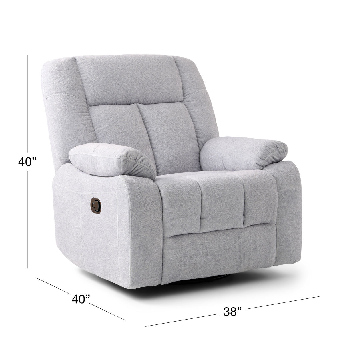 Tweed discount recliner chair