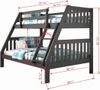 Picture of Mission Twin Over Full Bunk Bed