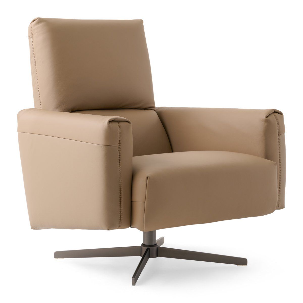 Cortana Taupe Swivel Chair