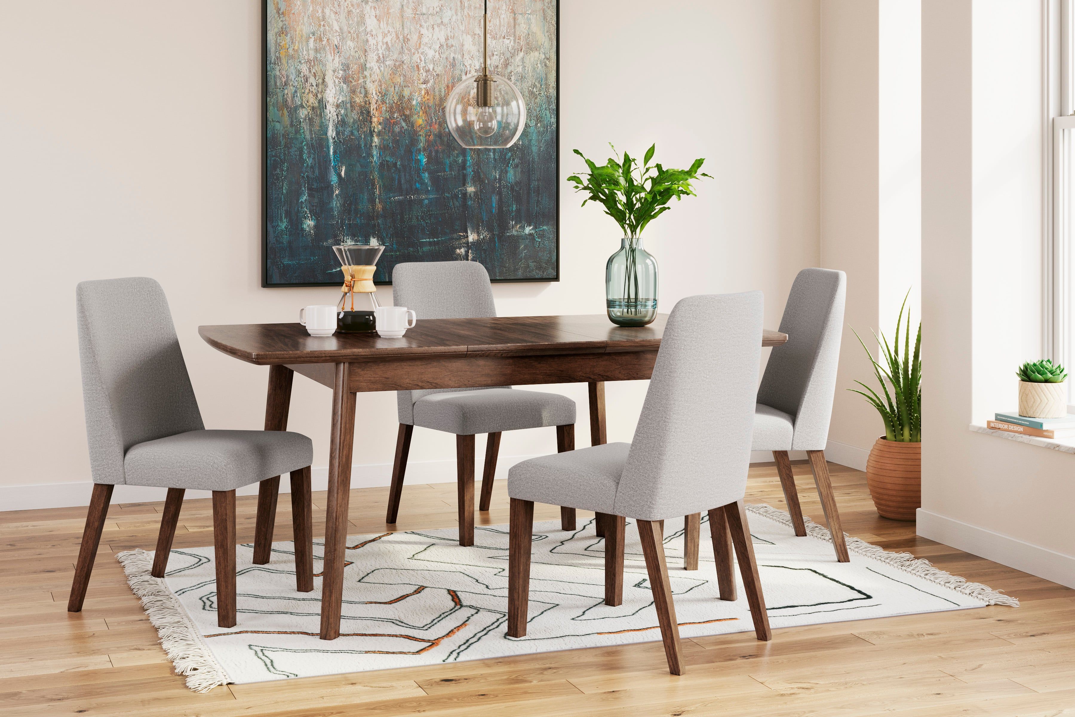 Lyncott Dining Table | The Furniture Mart