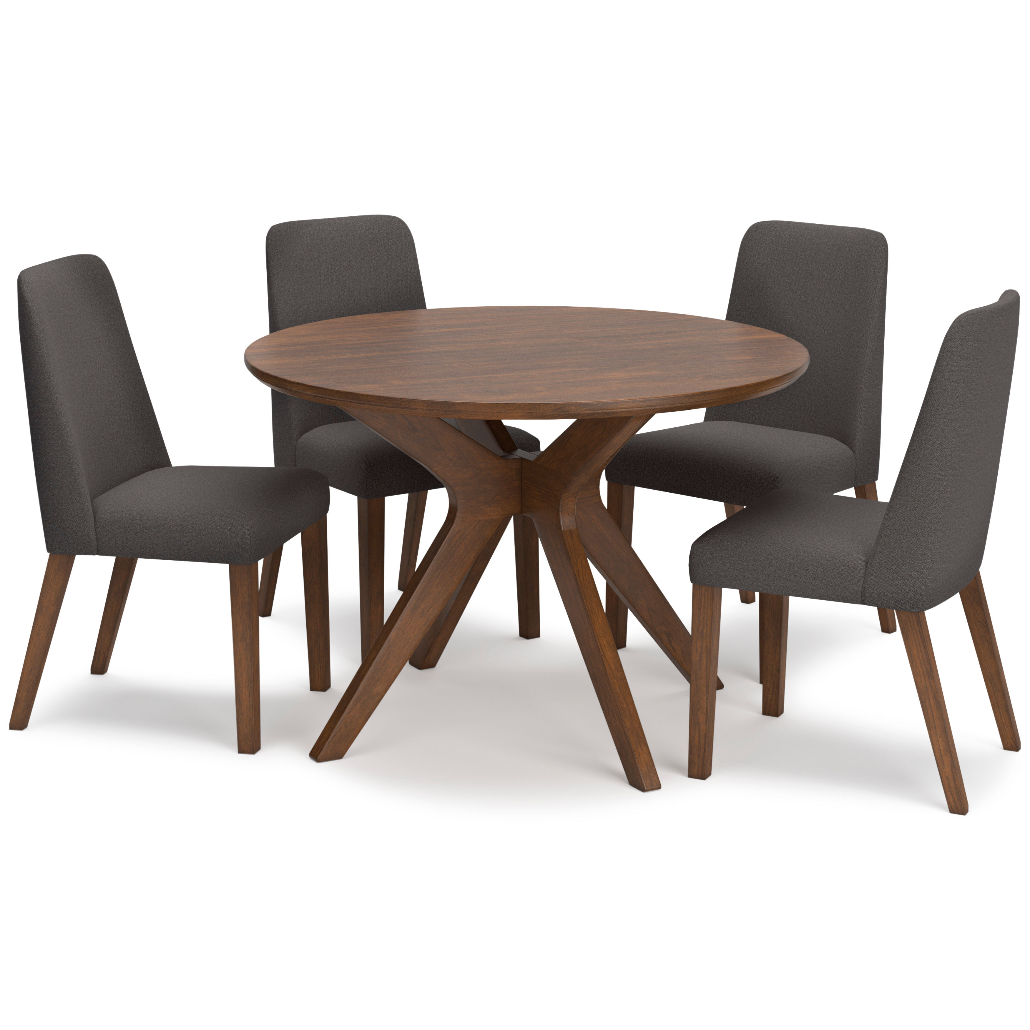 Lyncott 5pc Round Table Dining Set