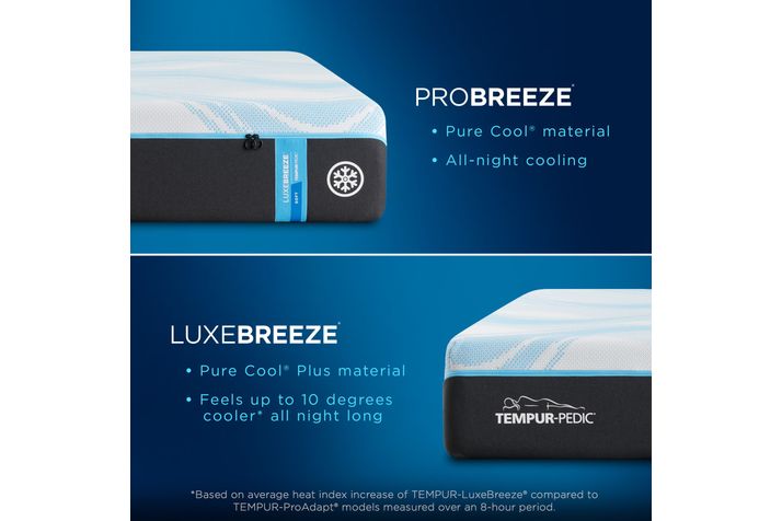 Picture of Tempur-Pedic LuxeBreeze Soft Cal King Mattress