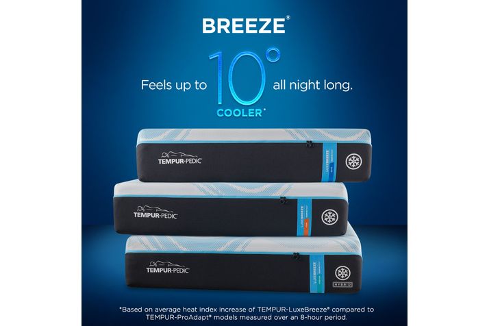 Picture of Tempur-Pedic LuxeBreeze Soft Cal King Mattress