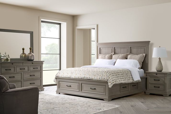 London Queen Storage Bed | The Furniture Mart