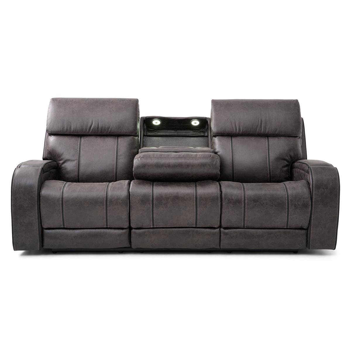Badlands Tan Reclining Console Loveseat | D2235-02C