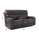 Picture of Badlands Power Console Loveseat