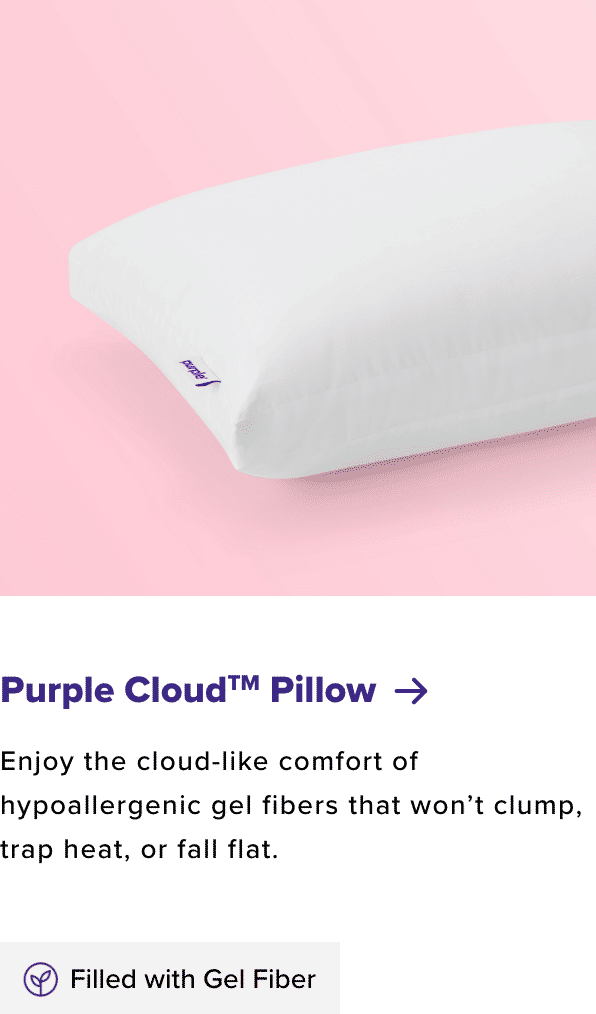 Purple Cloud Pillow